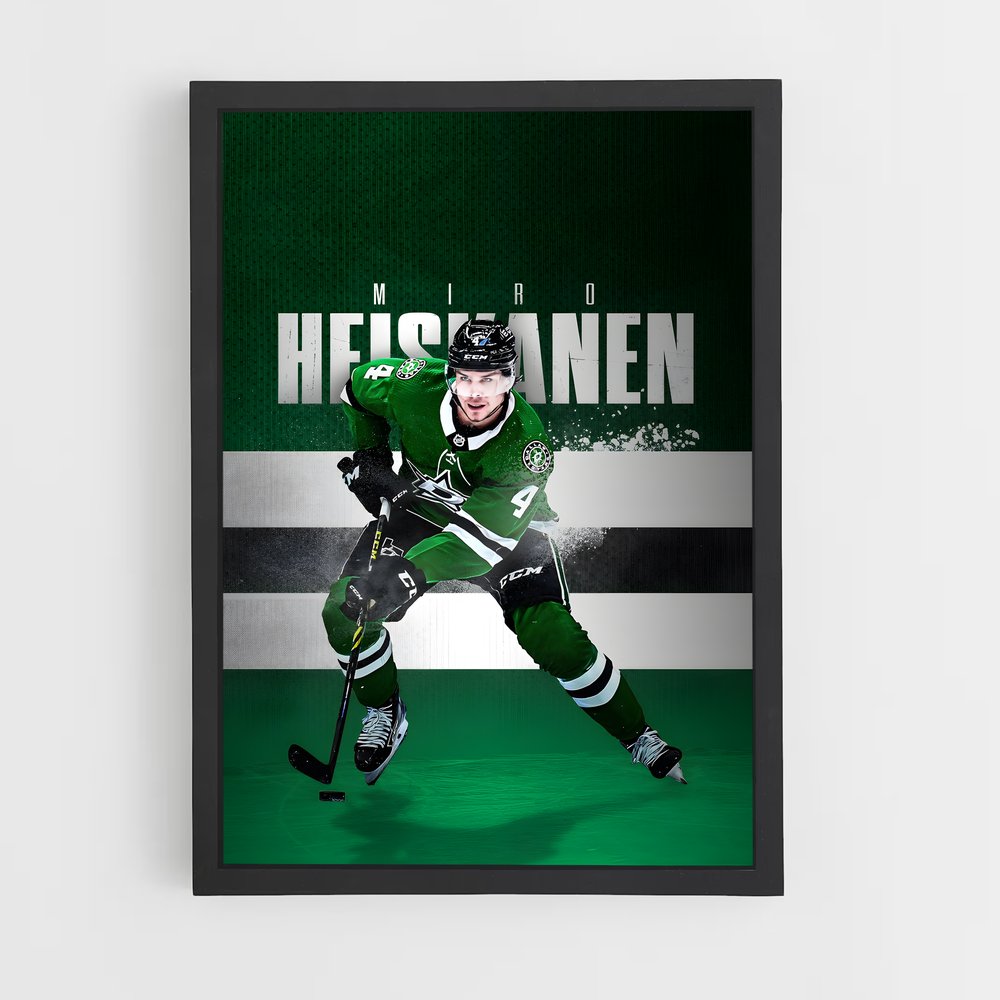 Poster Miro de heiskanen – affiche Hockey sur glace (vue 2)